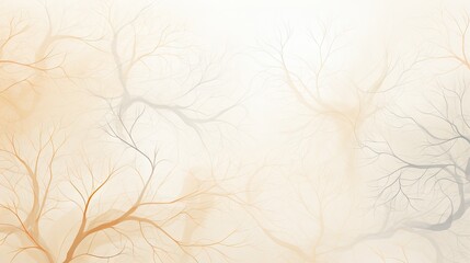  a painting of a tree branch with no leaves on it.  generative ai