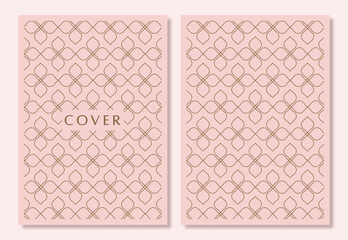 Obraz premium Seamless texture with floral ornament. Cover with floral pattern in vector. 