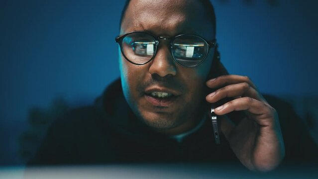 Hacker making money extortion call, criminal selling stolen data on black market