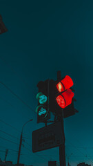 traffic light in the city