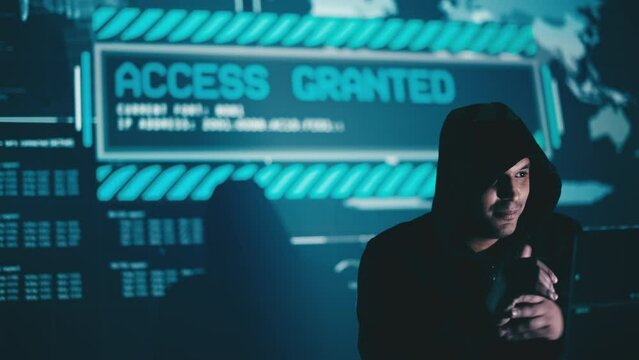 Hacker getting access to satellite, intelligence agency hacker, cyber warfare