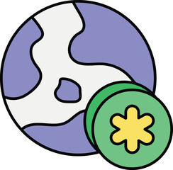 flat icons design style