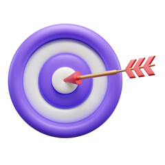 Business Goal 3d illustration or 3d business target 3d illustration