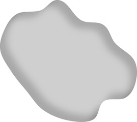 3D Transparent Round splash decorative shapes liquids