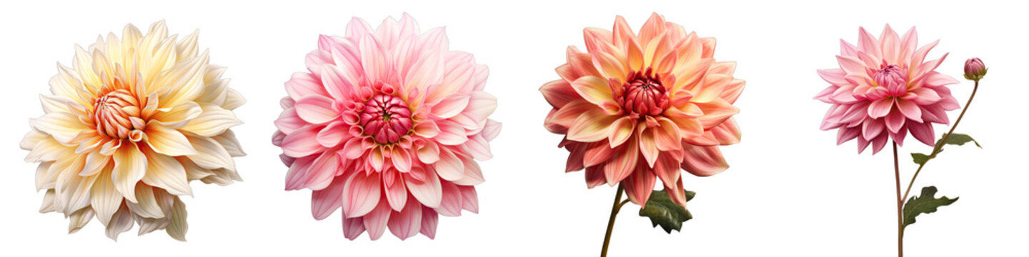 Kerria  Flower Hyperrealistic Highly Detailed Isolated On Transparent Background PNG File