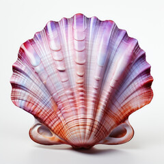 Obraz premium watercolor seashell clipart, generative ai
