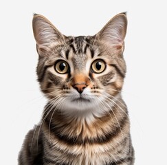 Naklejka premium cute cat portrait