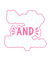 Crafty And Carefree Scrapbooking Svg Design