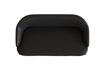 comfortable soft sofa isolated on transparent background, interior furniture, 3D illustration, cg render