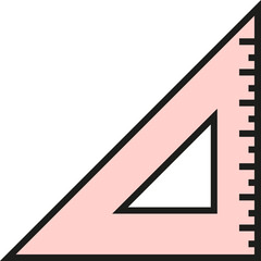 Triangle Ruler Icon
