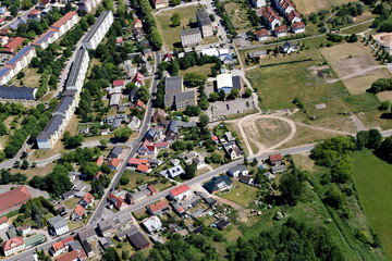 Eggesin, Karl-Marx-Stra&szlig;e, Einm&uuml;ndung Lindenstra&szlig;e 2016