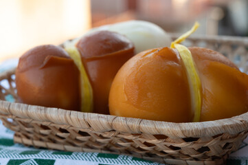 Italian semi hard handmade smoked scamorza cheese, from cow milk from Apulia or Calabria regions...