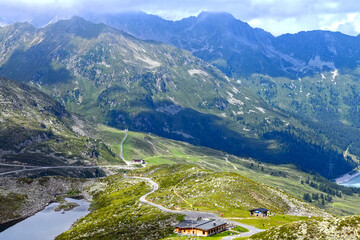 Fototapeta na wymiar Das Kühtai Kühtai in den Stubaier Alpen in der Gemeinde Silz, Bezirk Imst, Tirol (Österreich)