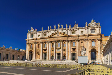 Fototapeta na wymiar The Basilica of St. Paul in the Vatican