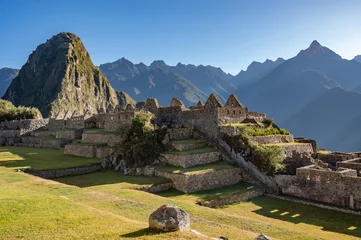 Crédence de cuisine en verre imprimé Machu Picchu Machu Picchu, Peru.