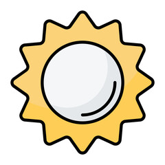 Nuclear Reactor Colored Line Icon