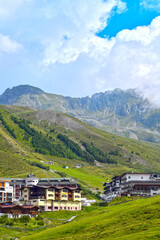 Obraz premium Das Kühtai in den Stubaier Alpen in der Gemeinde Silz, Bezirk Imst, Tirol (Österreich)