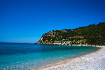 Fototapeta na wymiar Seaside early summer in Albania