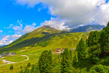Das Kühtai in den Stubaier Alpen in der Gemeinde Silz, Bezirk Imst, Tirol (Österreich)