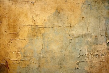 Aged, weathered paper contrasts with a rough, grungy background. Generative AI
