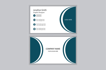 Modern, Creative and Professional Business Card Design Template