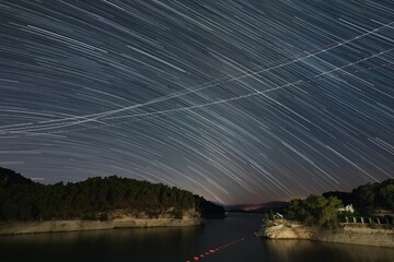 startrails stars milky way planets meteors night space landscape sky skyknight universe comets