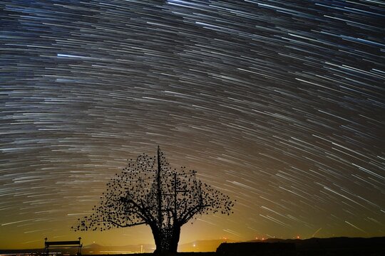 startrails stars milky way planets meteors night space landscape sky skyknight universe comets