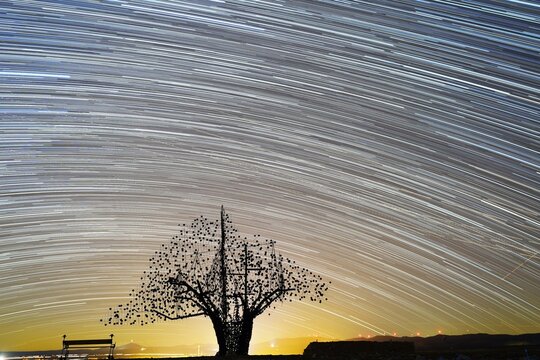 startrails stars milky way planets meteors night space landscape sky skyknight universe comets