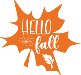 Hello Fall, Fall SVG | Fall SVG bundle hand lettered | Autumn SVG | Thanksgiving SVG | Hello Fall SVG | Pumpkin SVG | Fall shirt SVG | Fall sign SVG PNG