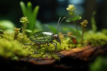 The mysterious world of miniature insects in the grass