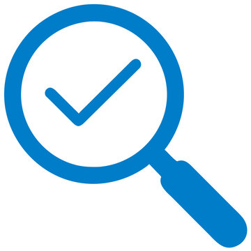 Successful search engine optimization icon, SEO audit and quality check