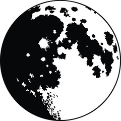 Full Moon Space Celestial Body  © Jesse