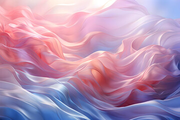 Fototapeta premium Colorful background, Fabric texture, Colorful Silk fabric background, Colorful textile, 3D Wave background