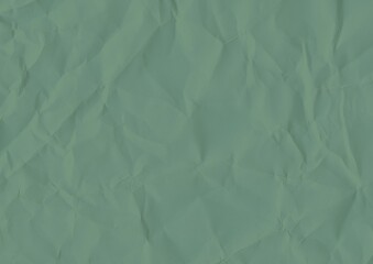Pastel Color Crumpled Paper Layer. Dark green Background. Simple Creative Creased Paper Design. No Text. Illustration design. 