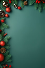 Christmas is here! Christmas card template for your designs