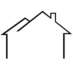 House outline drawing