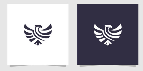eagle logo design vector