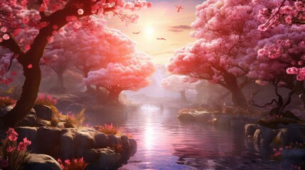 landscape with clouds