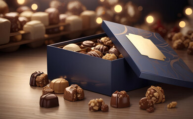 Luxury chocolate gift set for celebration