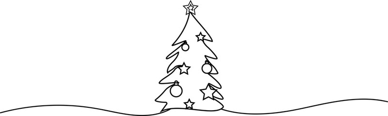 Illustyration christmas tree and rope eps 10