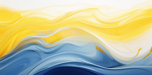 yellow wavy water texture