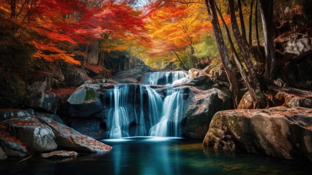 waterfall in the forest