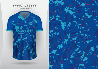 Background for sports, jersey, football, running jersey, racing jersey, cycling, pattern, grunge, blue and light blue.
