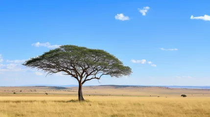 Fototapeten tree in the savannah © faiz