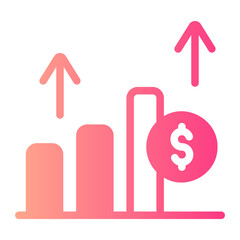 economic gradient icon