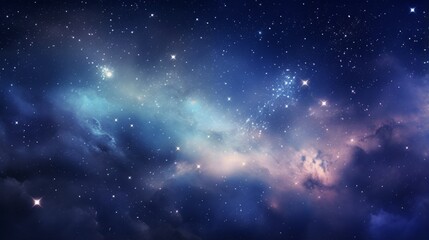 Fototapeta na wymiar Galaxy, space sky. Stars and lights, fantasy background