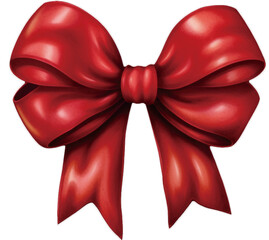 Red bow vector