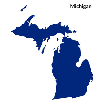 Michigan map. Map of Colorado. USA map