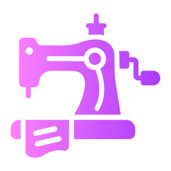 sewing machine Gradient icon