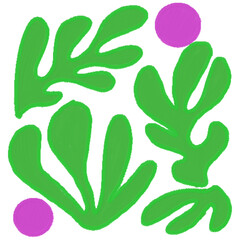 Flower painting for decoration, logo, book cover, colorful, vector illustration